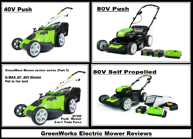 GreenWorks Electric Mower Reviews