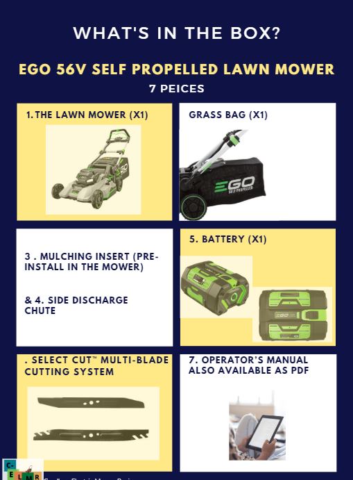 EGO Select Cut LM2135SP 21″ Self-Propelled Cordless Mower unboxing