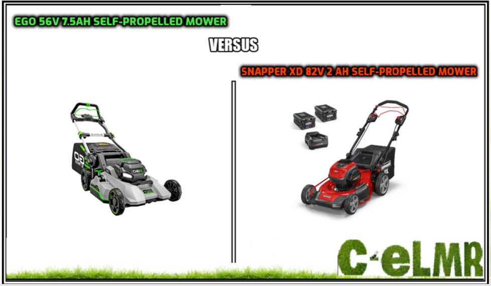 EGO 56 Volt self propelled mower VS Snapper XD 82V Self Propelled Mower Comparison